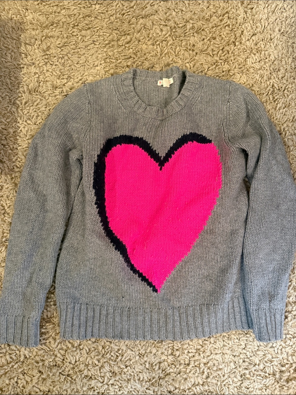 Crewcuts heart sweater